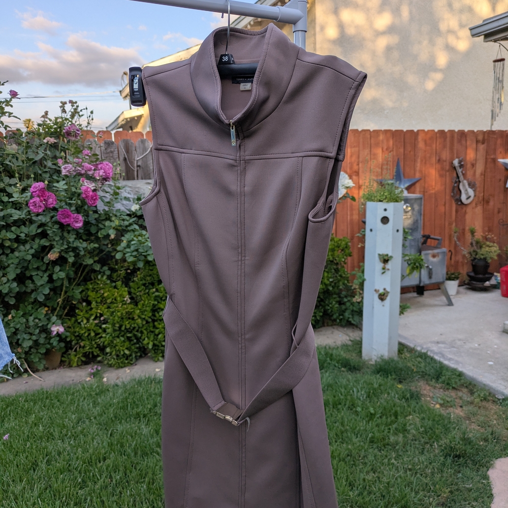 Tommy Hilfiger Long Sleeve Brown Dress